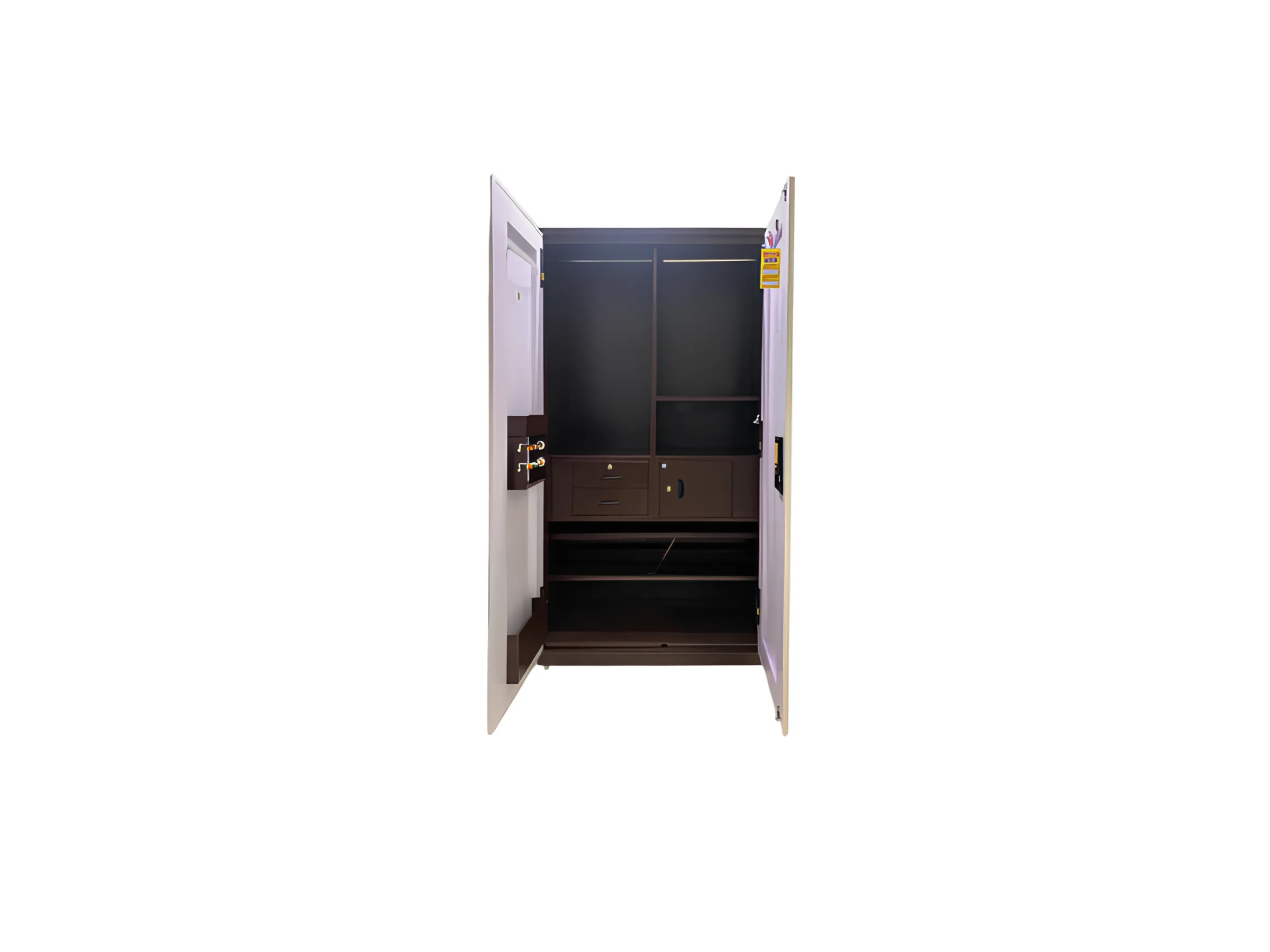 Bandhan (Spl. M/Lock) - Two Drawers, One Locker with Secret Chamber - Raja Steel Furniture