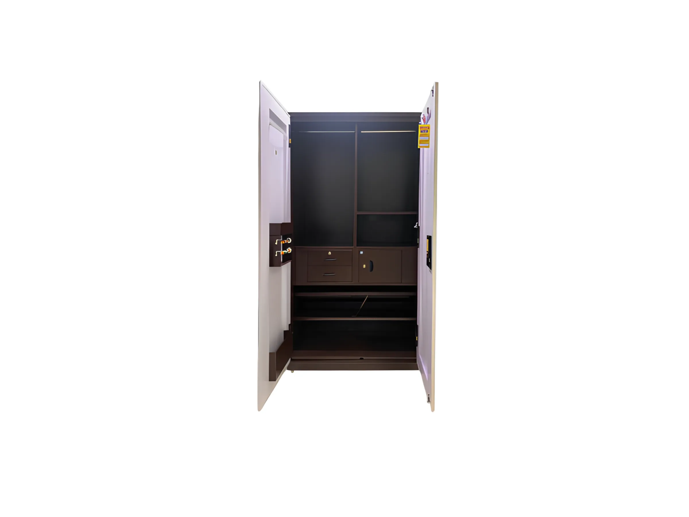 Elegant Classic - Two Drawers, Secret Chamber & One Locker (Basic) - Raja Steel Furniture