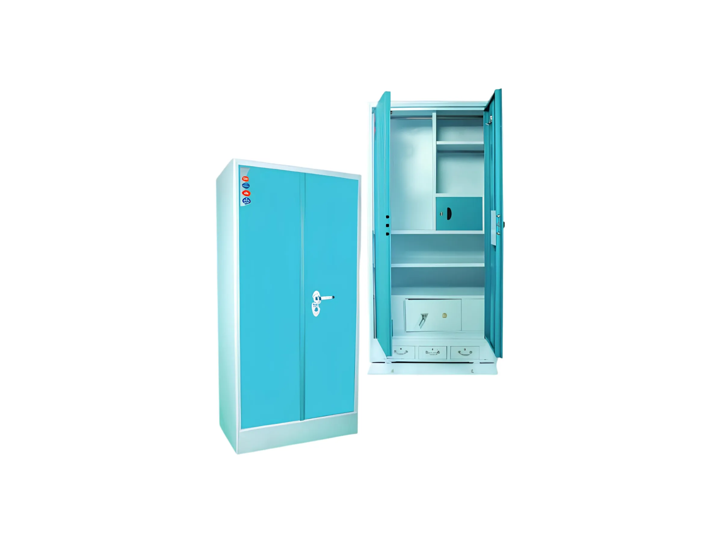 PCA-15C - Safe Secret Chamber with 3 Leg Drawers - Raja Steel Furniture