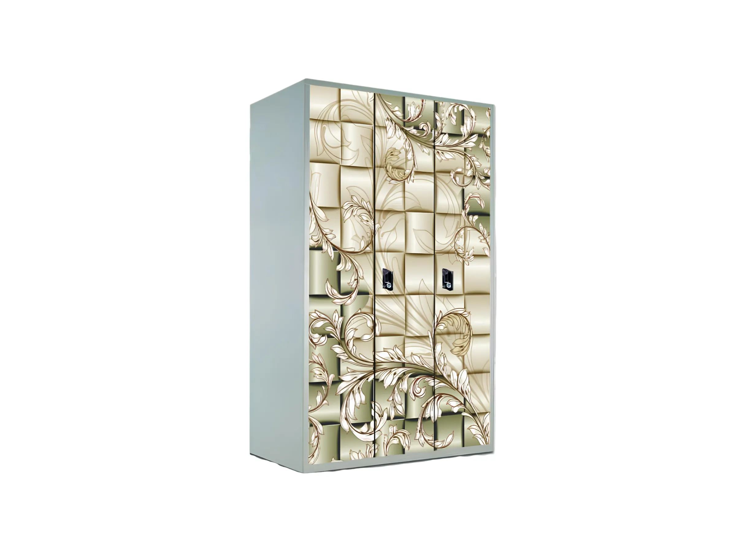 Platinum Premium (55") - 3 Door, Printed - Raja Steel Furniture