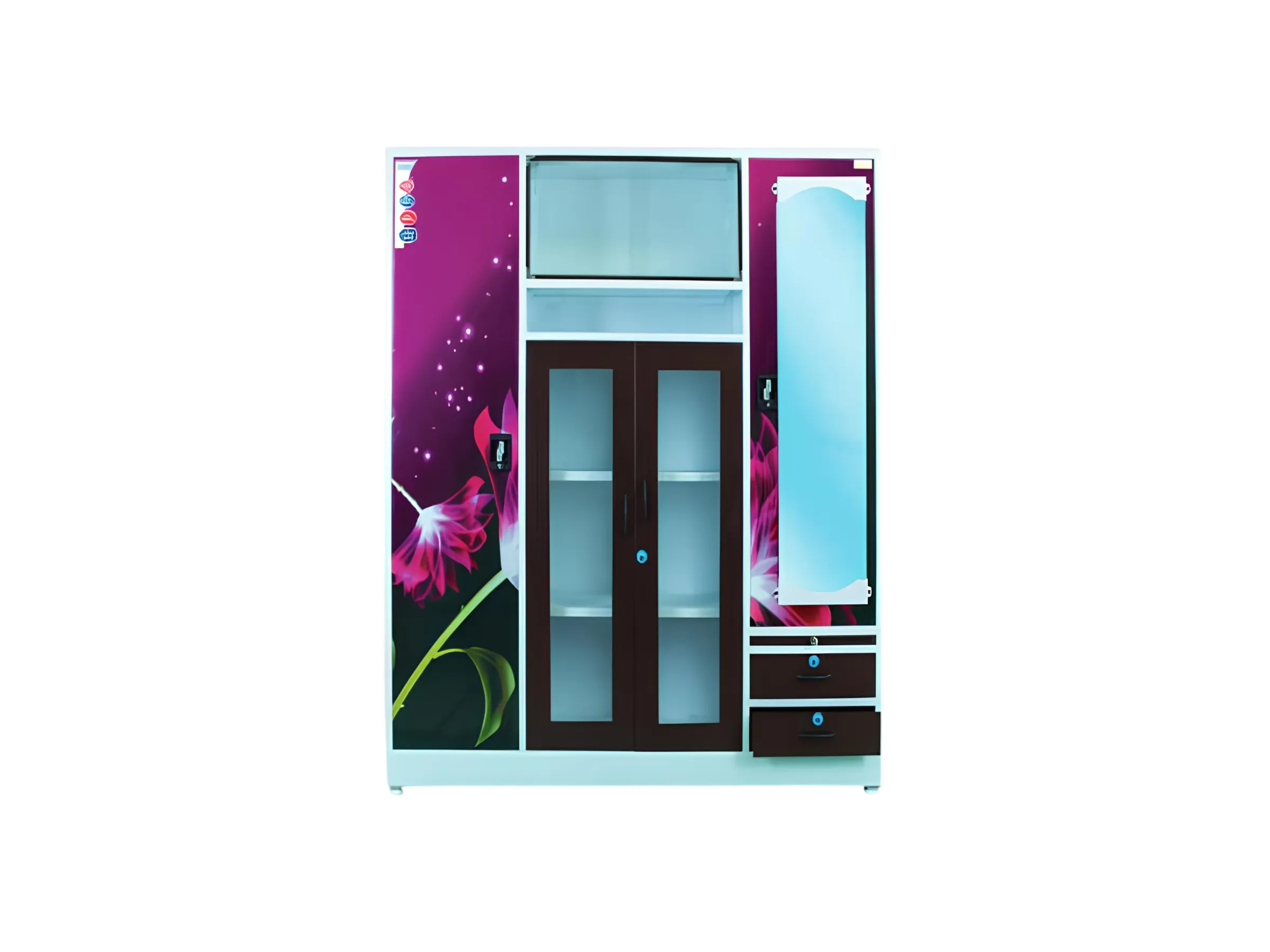 Top Sliding with 4 Door - Raja Steel Furniture